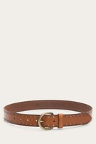 Thumbnail for your product : Frye Embossed Edge With Rivets Belt