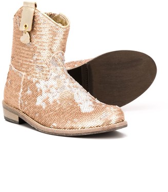 MonnaLisa Sequinned Cowboy Boots