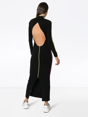 Kirin Contrast-Piping Maxi Dress