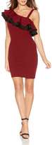 Thumbnail for your product : Quiz *Quiz Red One Shoulder Frill Dress