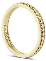 Thumbnail for your product : Lagos Caviar Gold Collection 18K Gold Beaded Stacking Ring