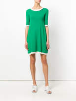 Thumbnail for your product : RED Valentino crochet trim knitted dress