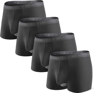 DAVID ARCHY Men's Boxers Shorts Underwear Soft Micro Modal Trunks