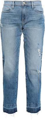 Frame Distressed Boyfriend Jeans