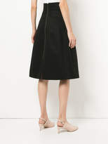 Thumbnail for your product : Le Ciel Bleu high waisted flared skirt