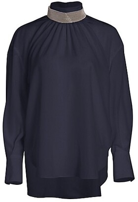 keyhole turtleneck sweater