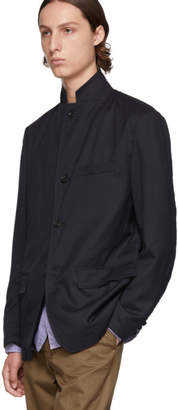 Comme des Garcons Homme Homme Navy Military Lining Blazer