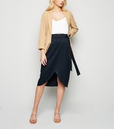 Thumbnail for your product : New Look Tiger Jacquard Wrap Skirt