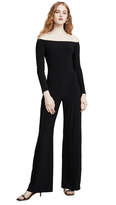Thumbnail for your product : Norma Kamali Long Sleeve Off The Shoulder Jumpsuit