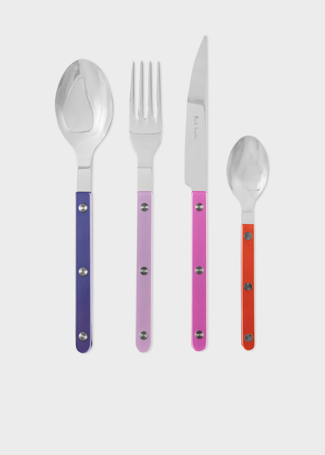 Paul Smith Rainbow 4 Piece ‘Bistrot’ Cutlery Set One - Sabre + 