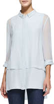 Thumbnail for your product : Elie Tahari Dash Chiffon Tiered Tunic