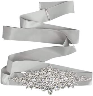 Generic Bridal Wedding Dress Belt Sash Crystal Rhinestone Sparkle Ribbon Tie 5 Colors