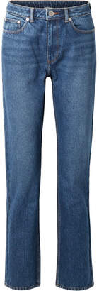 Burberry High-rise Straight-leg Jeans - Blue