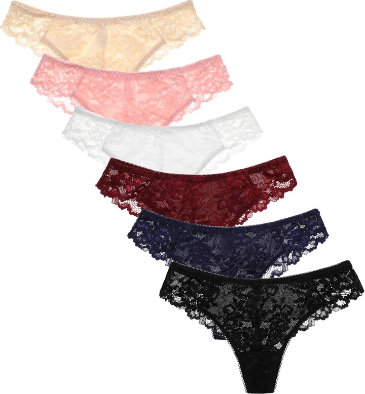 Levao HOKEMP Women Lace Underwear Thong Sexy Panties Tanga - ShopStyle  Knickers