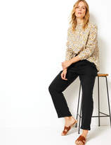 Thumbnail for your product : Per Una Per UnaMarks and Spencer Linen Blend Ankle Grazer Peg Trousers