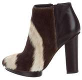 Thumbnail for your product : Devi Kroell Ponyhair Printed Ankle Boots