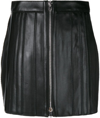 Givenchy zip front mini skirt