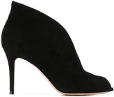 designer open toe booties