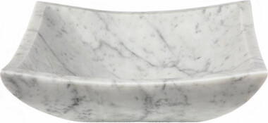 Eden Bath Deep Zen Stone Square Vessel Bathroom Sink