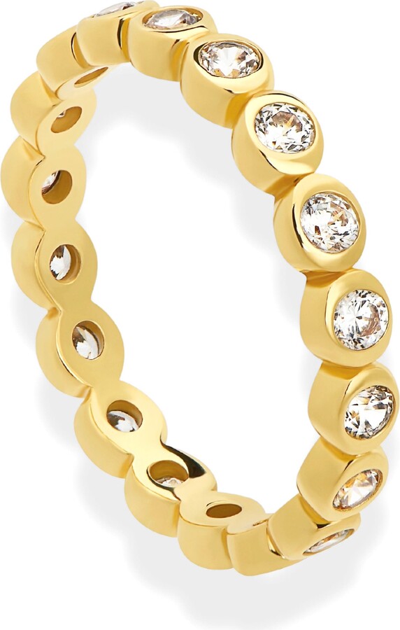 MOD + JO Nina Round Bezel Eternity Ring