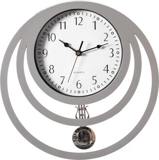 Metal; 9.75 Diameter x 2.5 D Hanna's Handiworks Wall Clock 