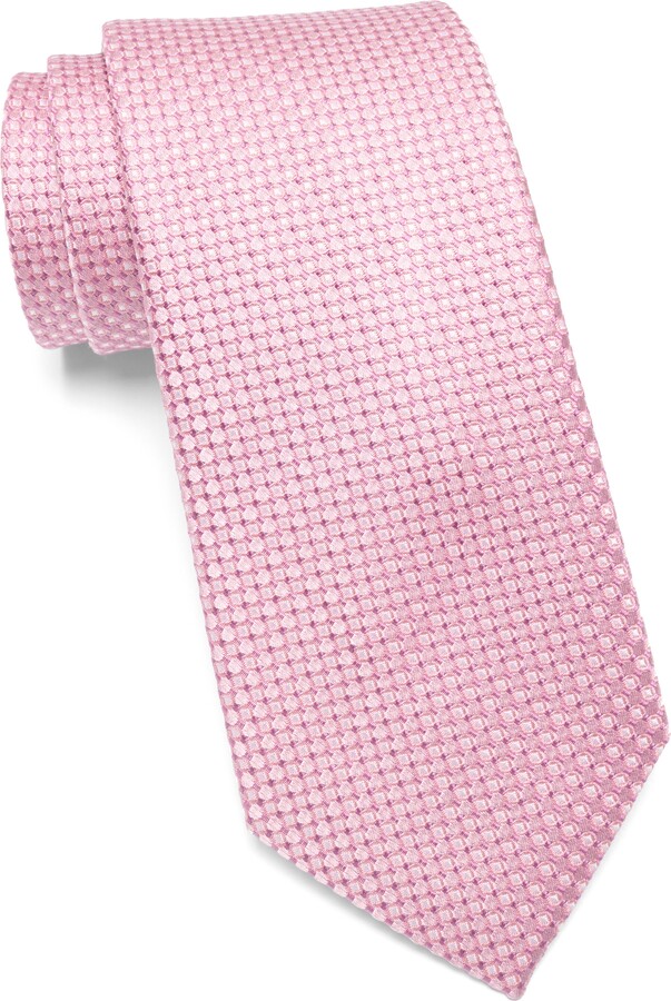 Duchamp Neat Dot Silk Tie
