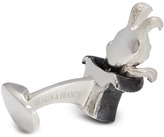 Thumbnail for your product : Deakin & Francis Silver rabbit in hat cufflinks