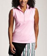 Thumbnail for your product : Pink DryTec Foiled Victoria Sleeveless Polo