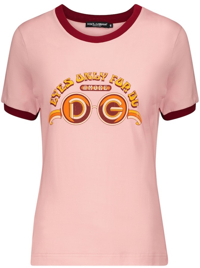 Dolce & Gabbana Logo cotton jersey T-shirt - ShopStyle