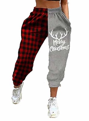 patterned jogging bottoms