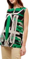 Thumbnail for your product : Jaeger Jersey Graphic Brushstroke Top