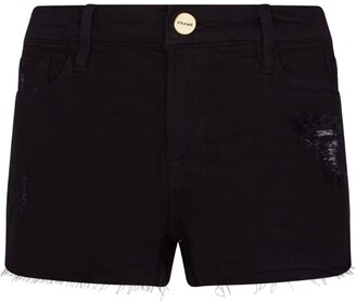 Frame Le Cut-Off Denim Shorts