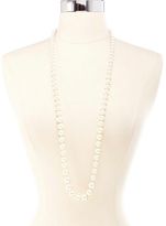 Thumbnail for your product : Charlotte Russe Long Pearl Necklace