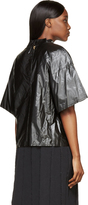 Thumbnail for your product : Toga Black Oversized Laminate Kimono Blouse