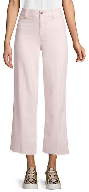 high waisted culottes jeans