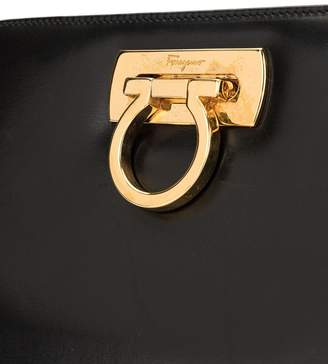 Ferragamo Pre-Owned Gancini clasp clutch bag