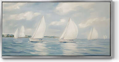 Lark Manor Nautical Series-XCVII- Framed Gallery Wrapped Canvas -Ready to Hang