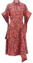 Thumbnail for your product : J.W.Anderson Paisley-print Satin-twill Dress - Red Print