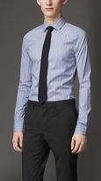Thumbnail for your product : Burberry Modern Fit Striped Stretch-Cotton Shirt