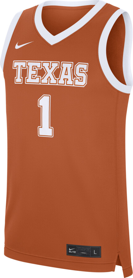 Nike Texas Longhorns Replica Men's College Basketball Jersey in Orange | CLEVGRJNCBJTEX-TEX