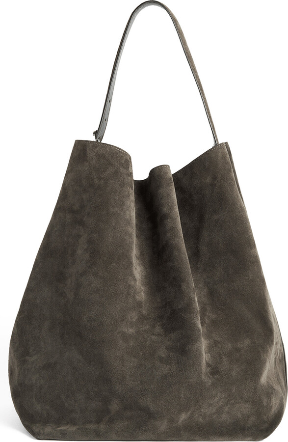 Totême Belted Suede Tote Bag