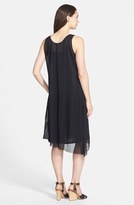 Thumbnail for your product : Eileen Fisher U-Neck Silk Chiffon Tank Dress