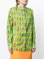 Thumbnail for your product : Versace Pre-Owned Bottles Print Shirt