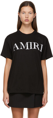 Amiri Black Bandana Logo T-Shirt