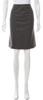 Thumbnail for your product : Luciano Barbera Wool Knee-Length Skirt Grey Wool Knee-Length Skirt