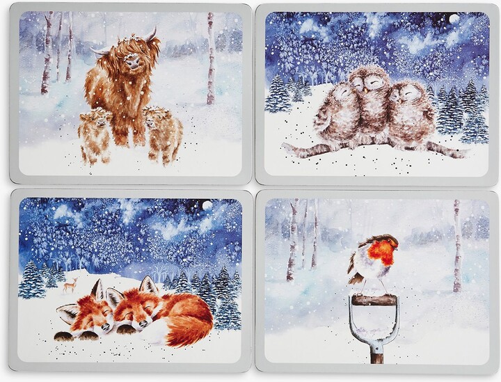 Wrendale Designs Christmas CorkBacked Placemats ShopStyle