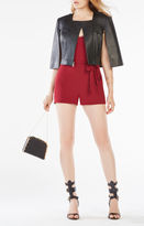 Thumbnail for your product : BCBGMAXAZRIA Jackie Lace-Trim Romper