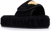 Thumbnail for your product : Versace Fabric Slippers