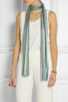 Thumbnail for your product : Missoni Crochet-knit scarf