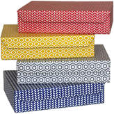 Thumbnail for your product : STUDY Heart & Parcel Recycled Geometric A4 Storage Box File